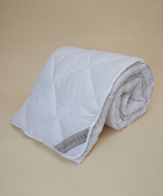 YORGAN SİLİKON 155X215 BEYAZ/WHITE